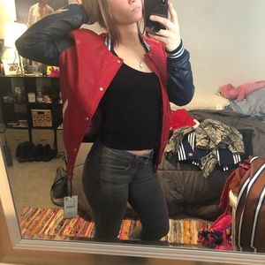 Zara Man varsity jacket